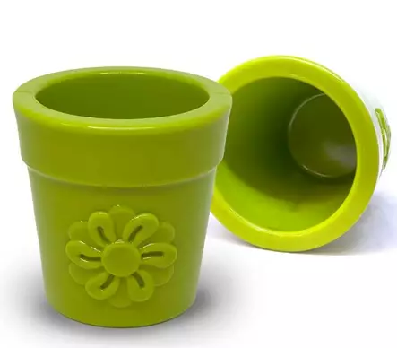 SodaPup Flower Pot Vihreä L 1,9dl - Koiran muoviset ruokakupit - 810216026547 - 2